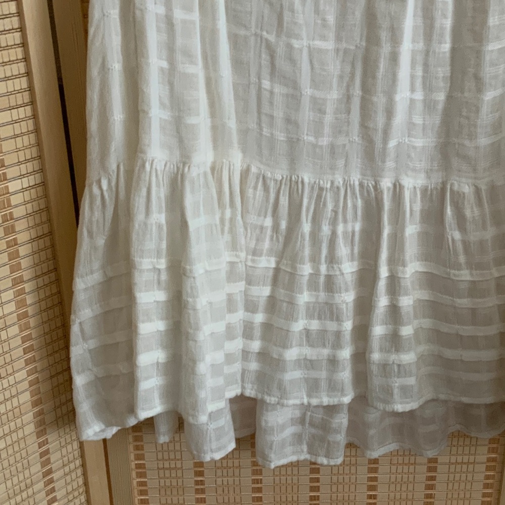 Free People White Lace Detail Dress and Slip - Picture 5 of 13